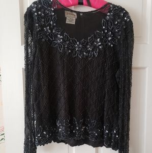 Vintage sequin top